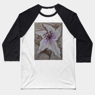 Stargazer Lily in Pastel Baseball T-Shirt